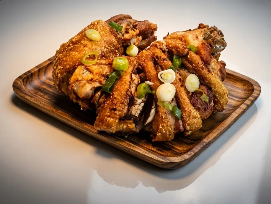 Filipino food platter at Jenmuel's Lechon Cebu and Grill Winnipeg restaurant