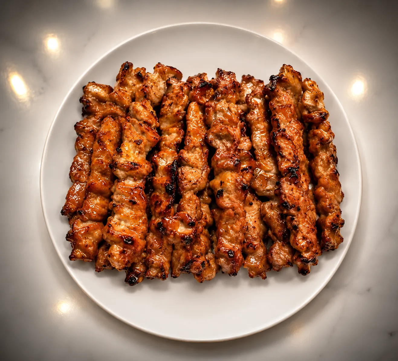 Pork BBQ Sugba-Sugba grilled skewers at Jenmuel's Lechon Cebu and Grill Winnipeg